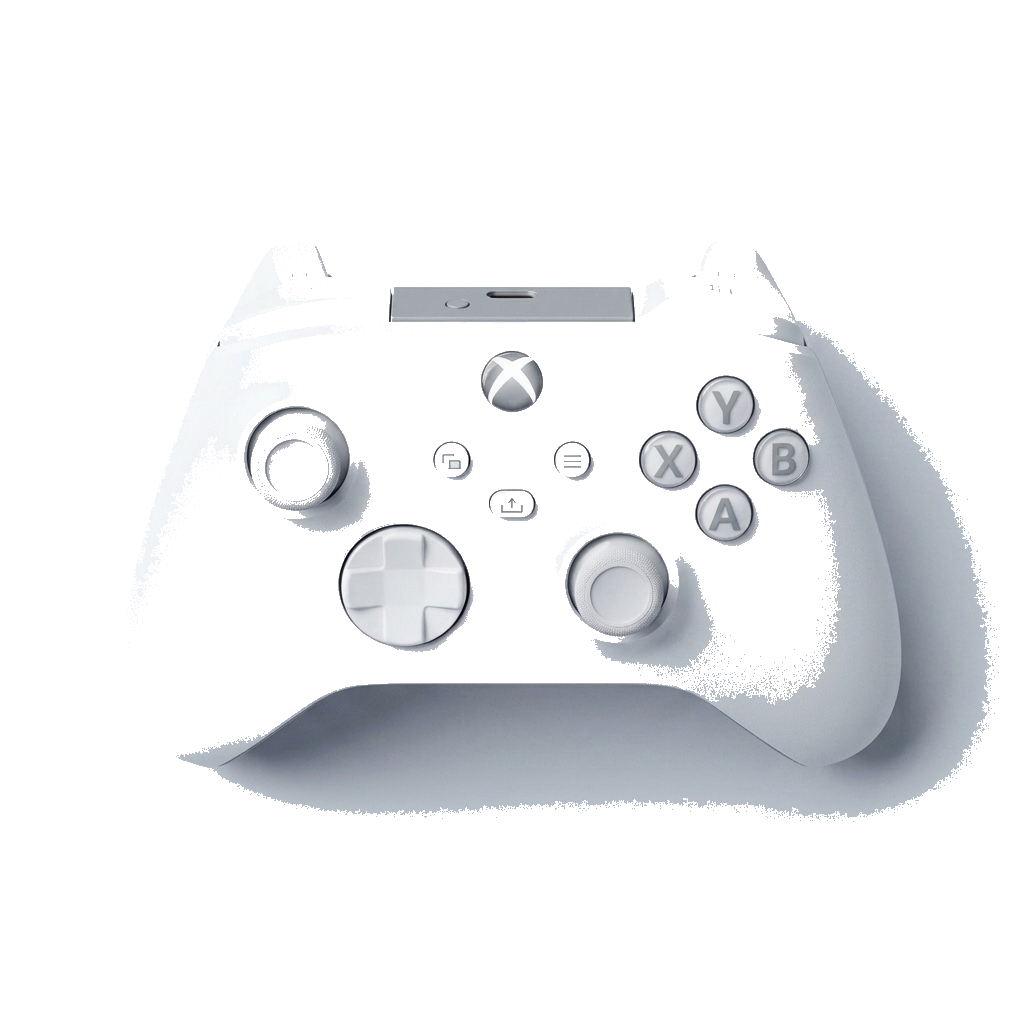 Premium White Gaming Controller